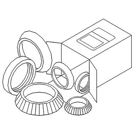 Aftermarket WN Wheel Bearing Kit Fits FordNew Holland Tractor TW10 TW15 TW20 TW WBKFD8